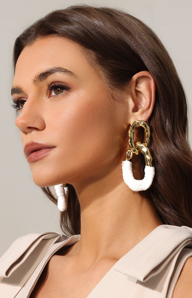 Naja Suni Deri Halka Küpe