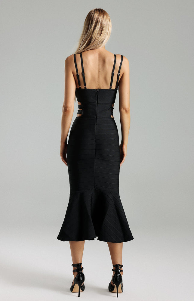 Nerissa Tokalı Katmanlı Elbise