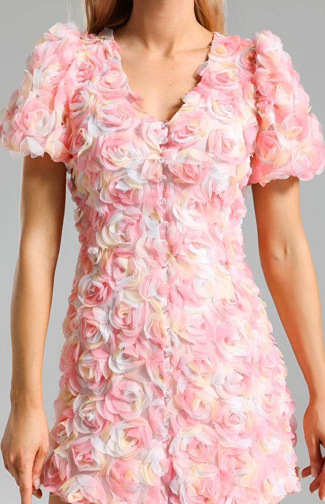 Floral Serenade Mini Elbise
