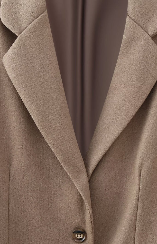 Aıya Püsküllü Yün Karışımlı Ceket