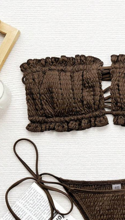 Fırfırlı Bikini Takımı