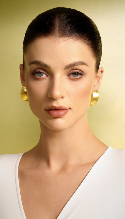 Xaviera Geometrik Mat Küpe