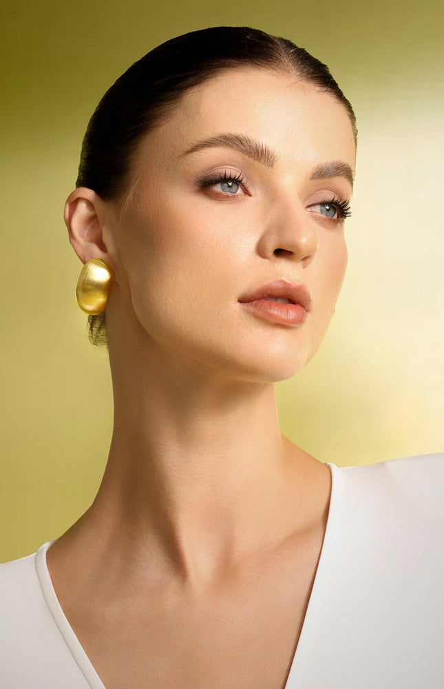 Xaviera Geometrik Mat Küpe