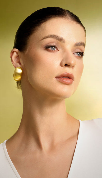 Xaviera Geometrik Mat Küpe