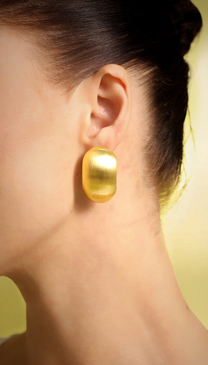 Xaviera Geometrik Mat Küpe