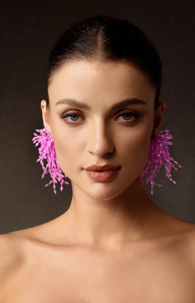 İnya Püsküllü Havai Fişek Küpeleri