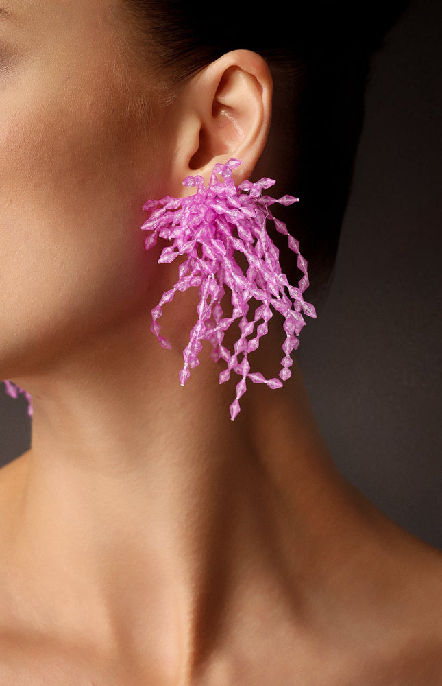 İnya Püsküllü Havai Fişek Küpeleri