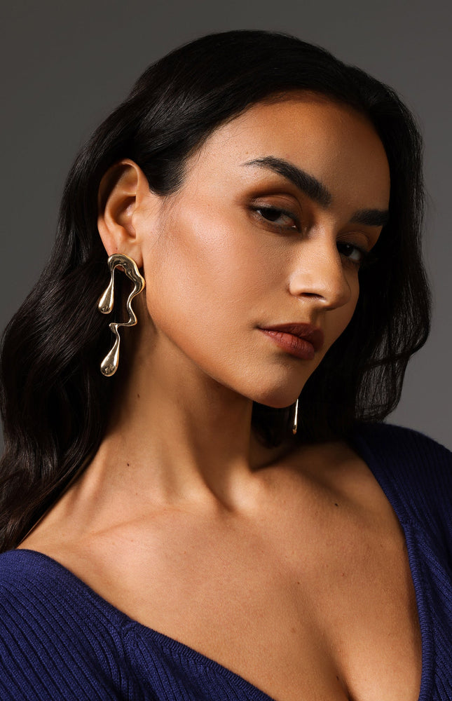 Rode İrregular Su Damlası Küpe