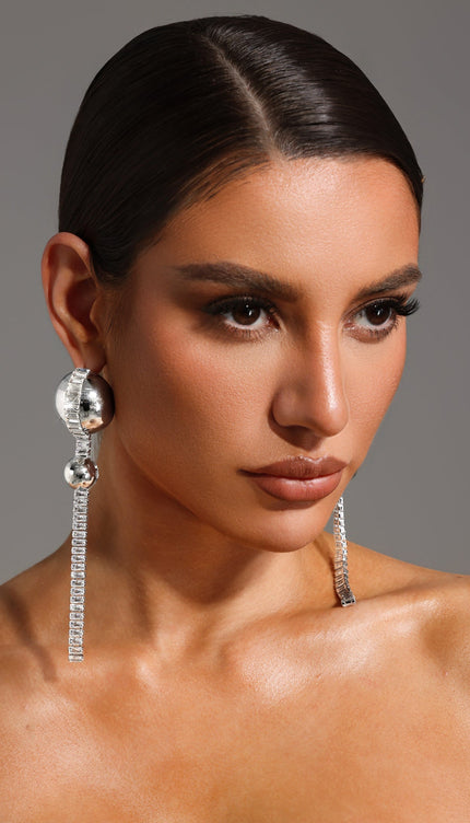 Çift Top Püsküllü Küpe