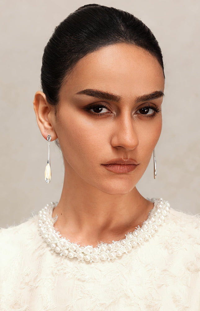 Torill Geometrik Kabuk Küpe