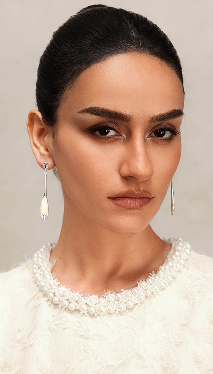 Torill Geometrik Kabuk Küpe