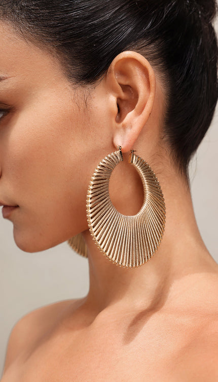 Keve Yuvarlak Örgü Küpe