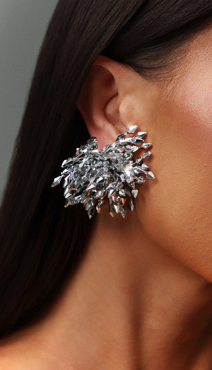 Edmee Püsküllü Havai Fişek Küpeleri