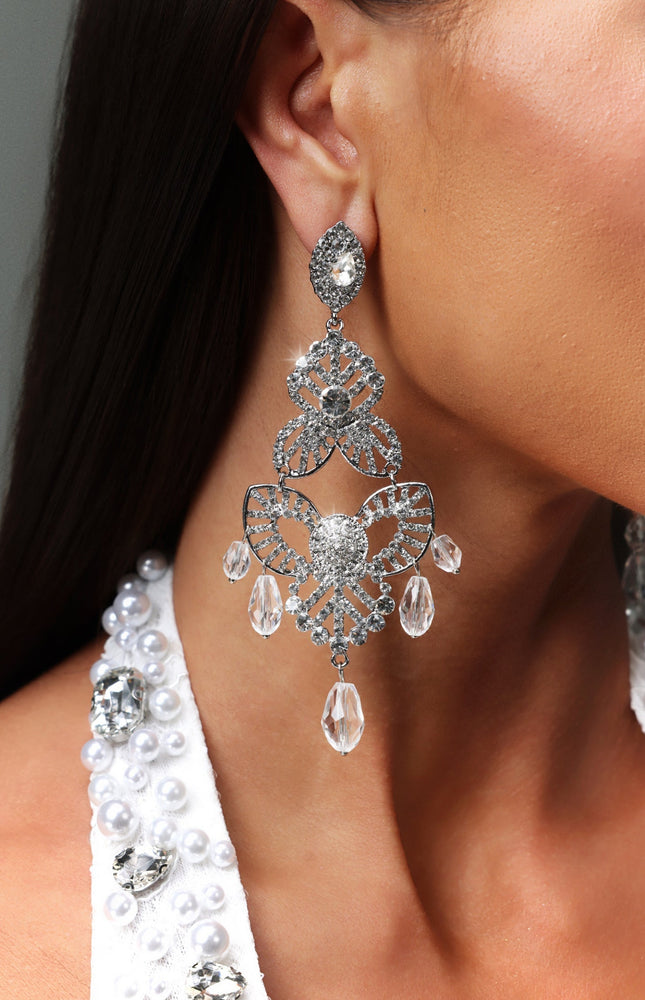 Baskılı Taş Detaylı Oyuk Küpe