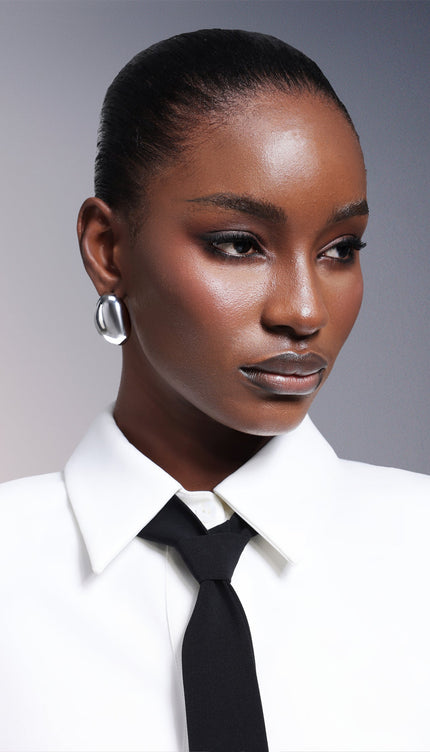 Riza Elips Metal Küpe