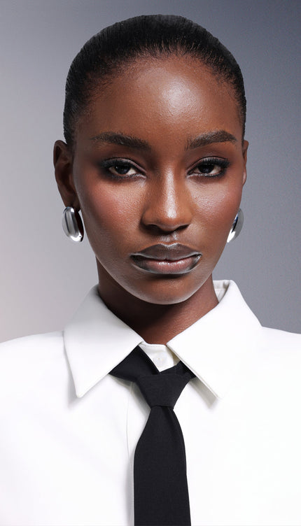 Riza Elips Metal Küpe