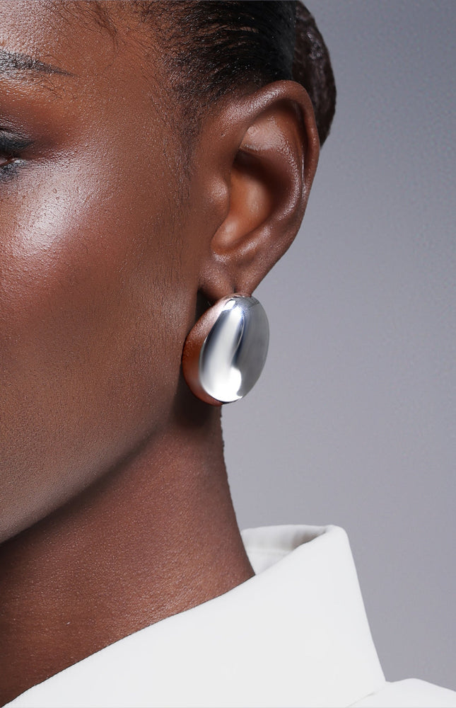 Riza Elips Metal Küpe