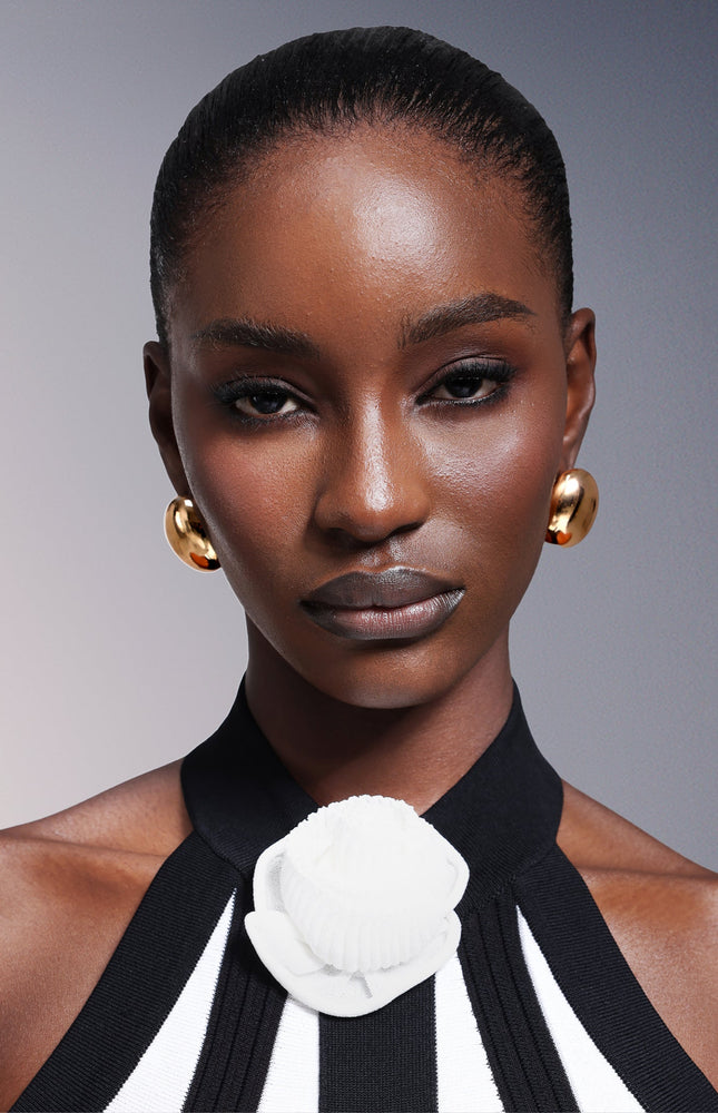 Mallen Elips Metal Küpe