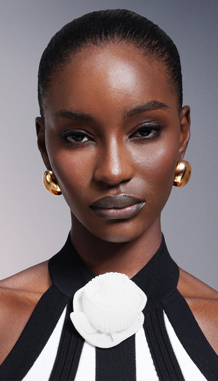 Mallen Elips Metal Küpe