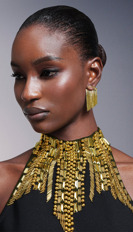 Egbert Püsküllü Satır Küpe