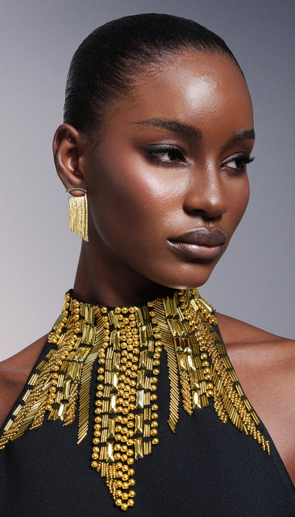 Egbert Püsküllü Satır Küpe