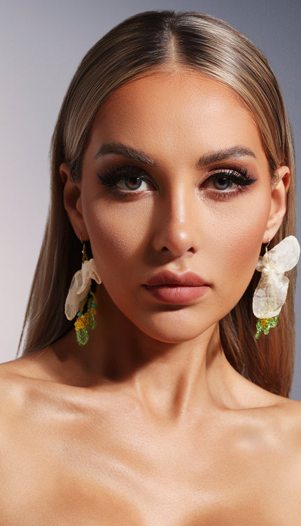 Jezebel Fiyonklu Boncuk Küpe