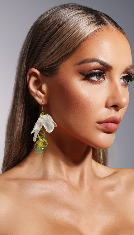 Jezebel Fiyonklu Boncuk Küpe