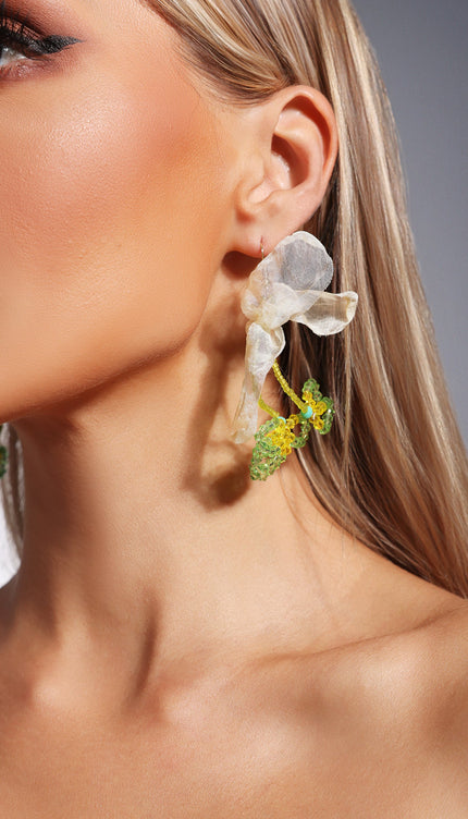 Jezebel Fiyonklu Boncuk Küpe