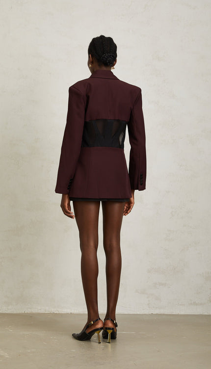 Noémie Korseli Panelli Blazer Ceket