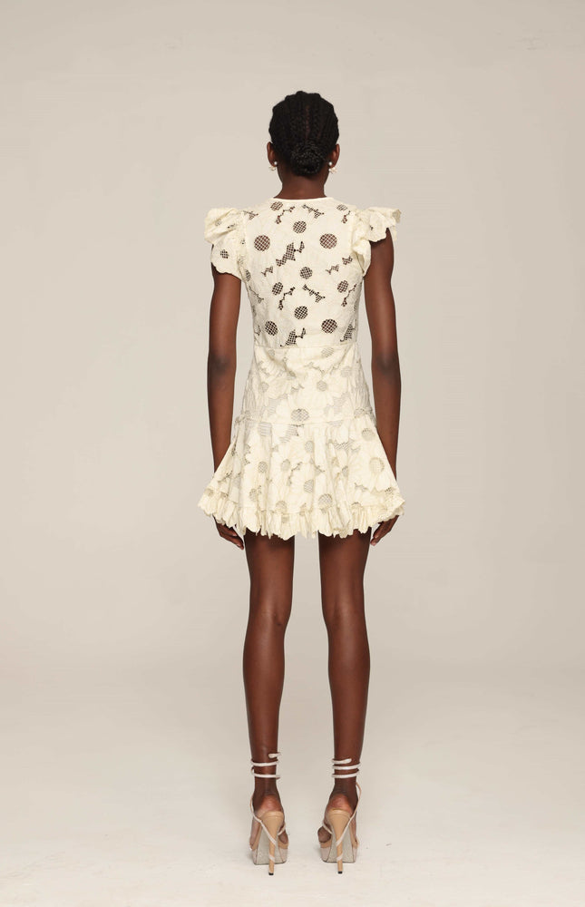 Vintage Dantel Elbise