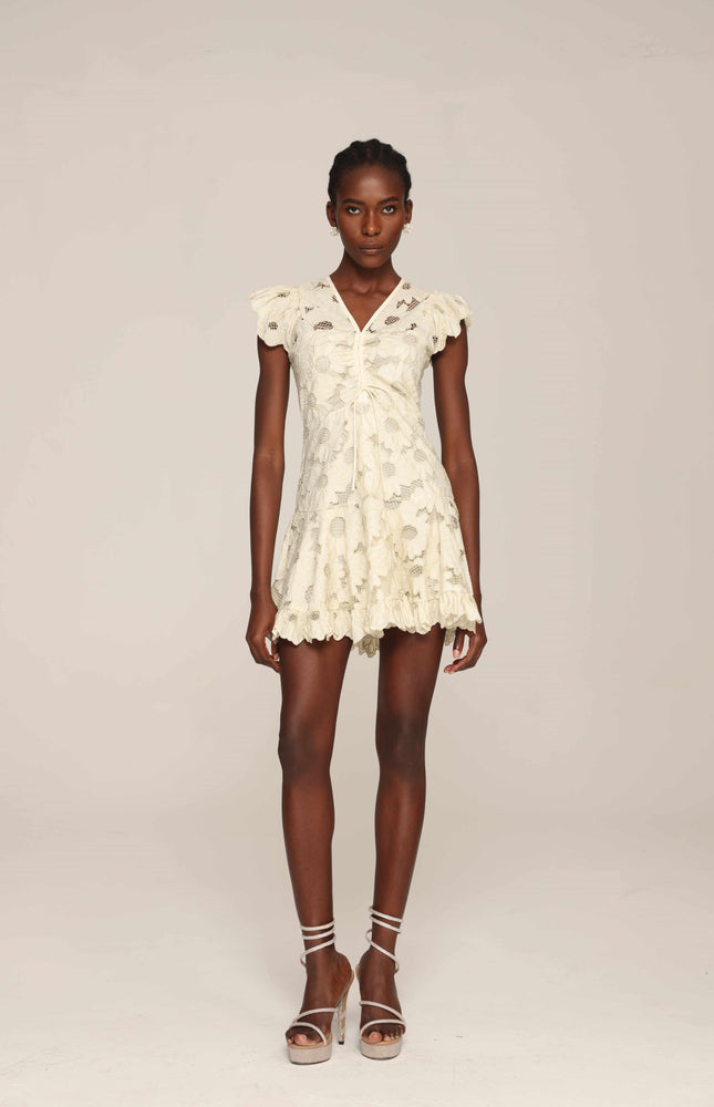 Vintage Dantel Elbise