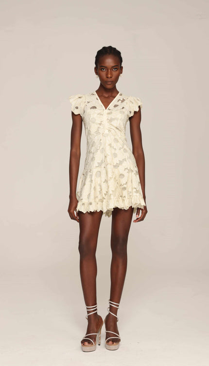 Vintage Dantel Elbise