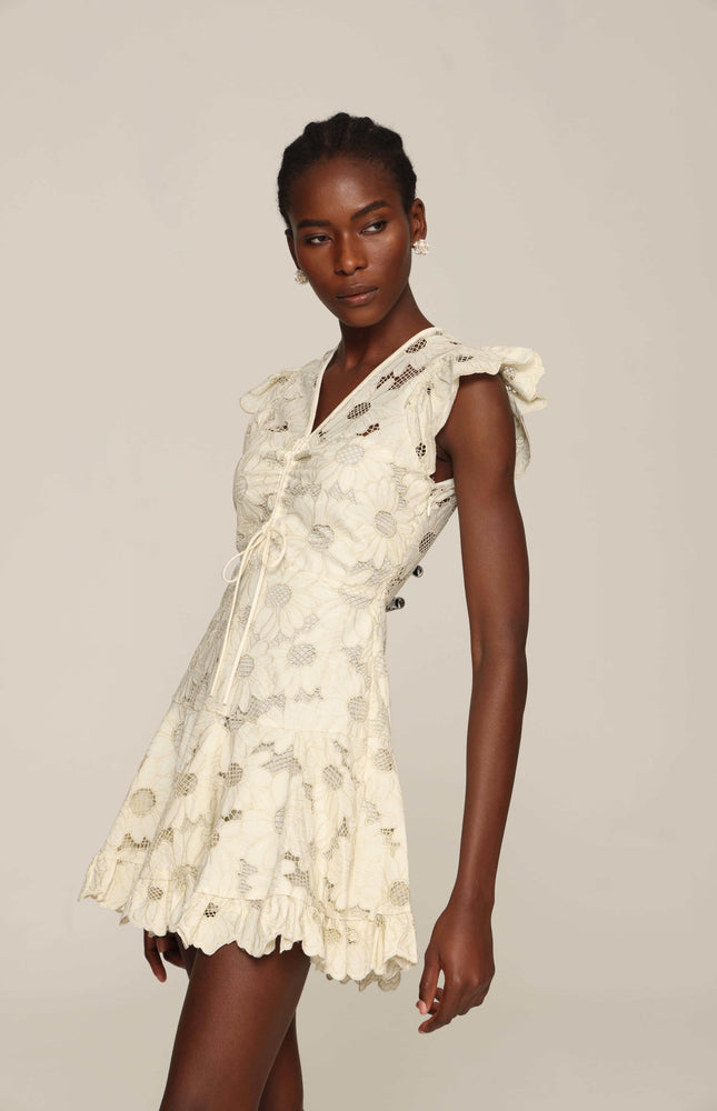 Vintage Dantel Elbise