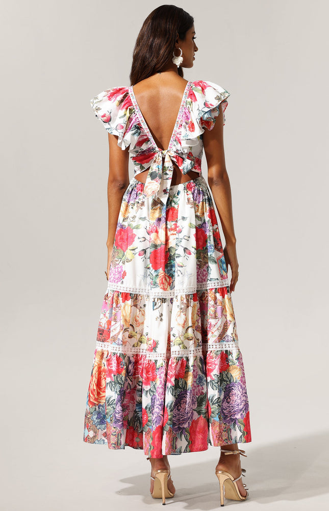 Çiçekli Fiesta Boho Dress
