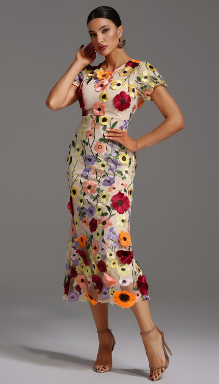 Garden Luxe Maxi Elbise