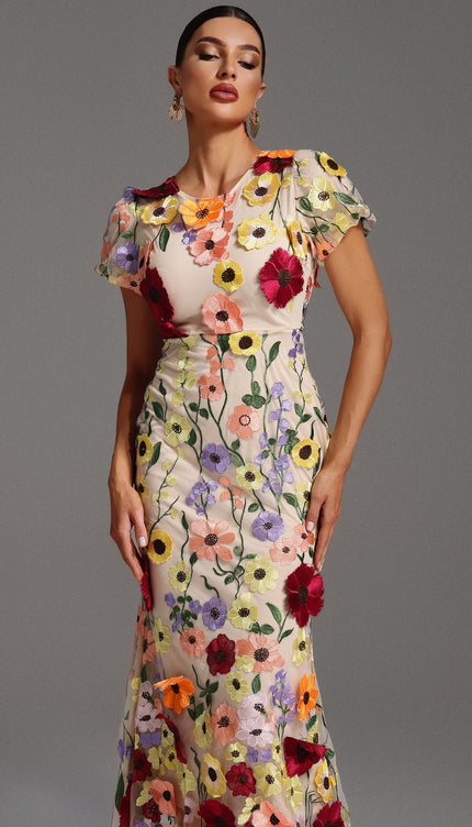 Garden Luxe Maxi Elbise