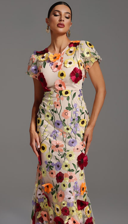 Garden Luxe Maxi Elbise