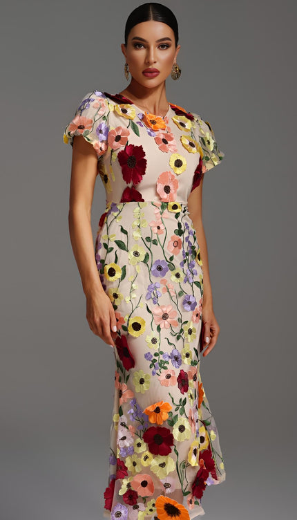 Garden Luxe Maxi Elbise