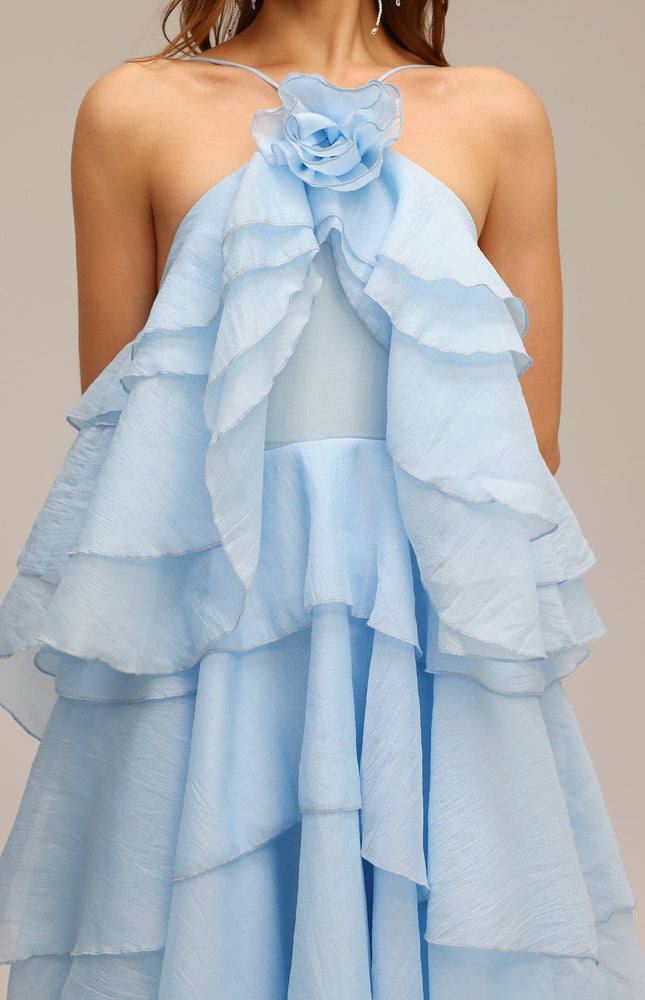 Bluebell Volanlı Maxi Elbise