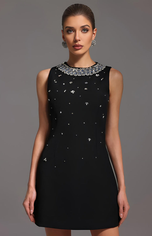 Noiré Kristal Mini Elbise