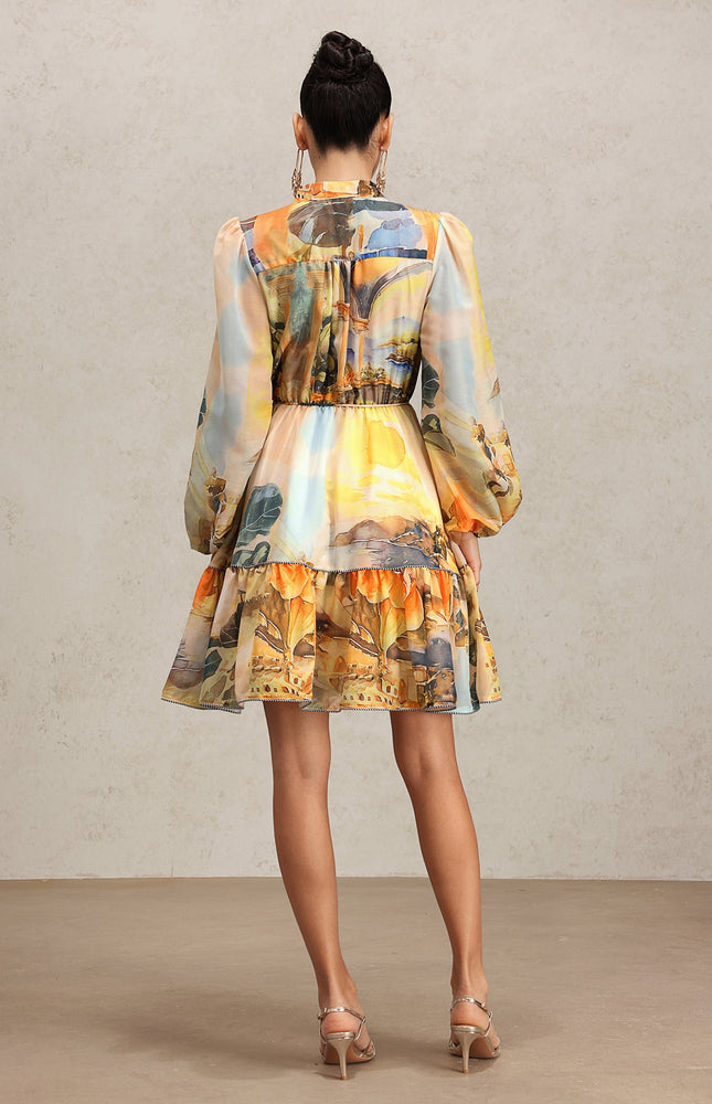 Soirée Desenli Elbise