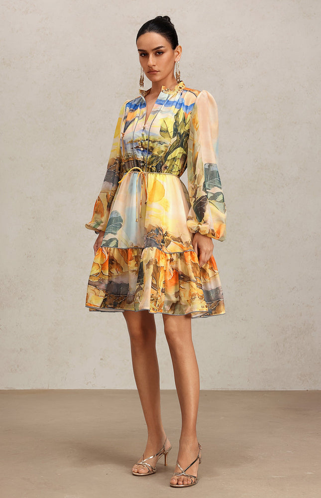 Soirée Desenli Elbise