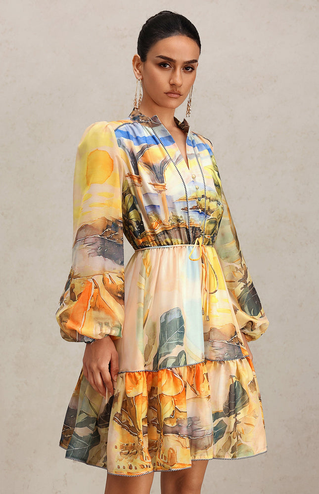 Soirée Desenli Elbise