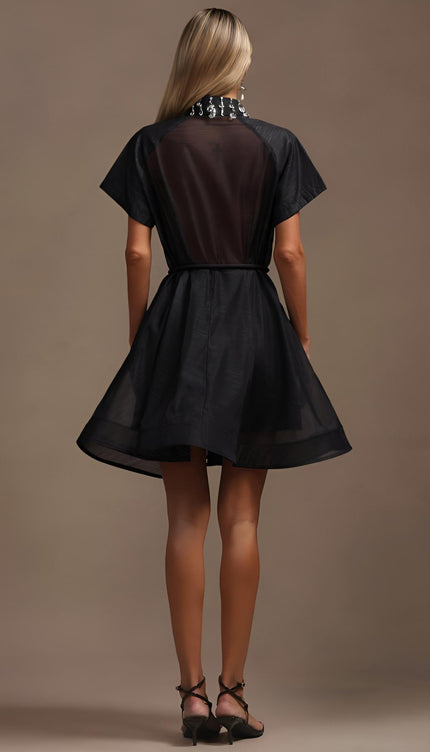 Twilight Işıltılı Mini Elbise