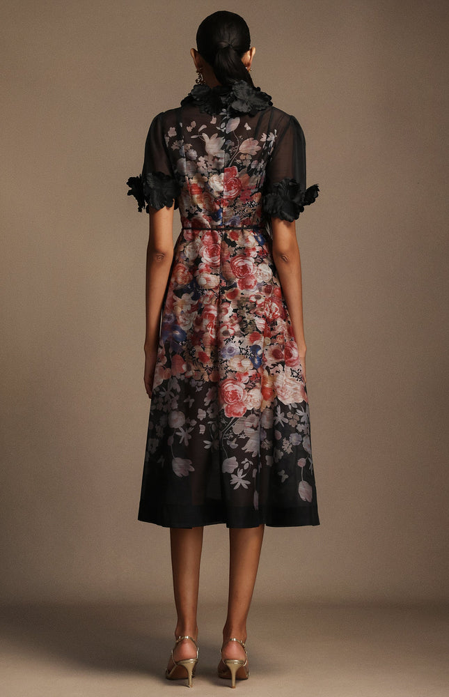 Twilight Çiçek Desenli Elbise