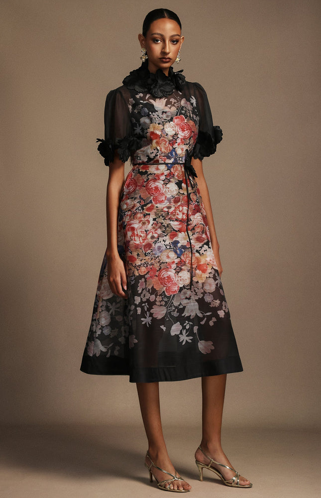 Twilight Garden A Kesim Midi Elbise