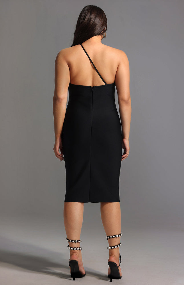 Tek Omuz Bold Elbise