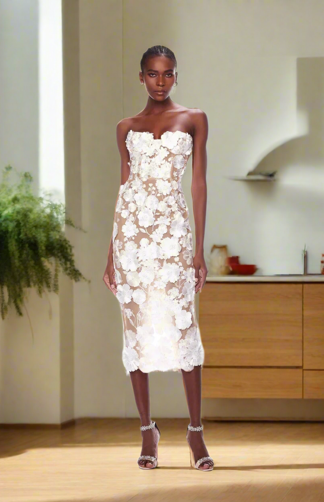 Whisflora Straplez Elbise