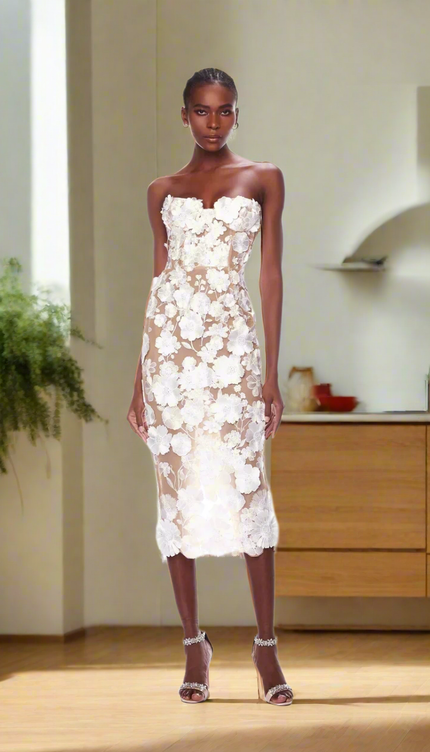 Whisflora Straplez Elbise