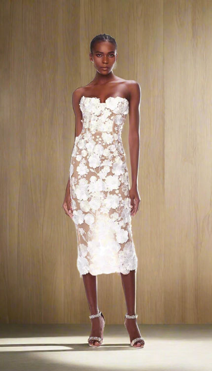 Whisflora Straplez Elbise